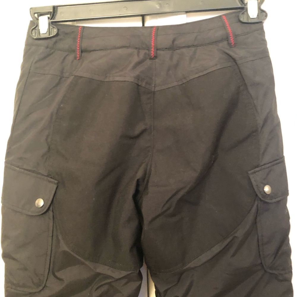 Lands End Kids Black Snowboard/Ski Pants - Picture 4 of 8